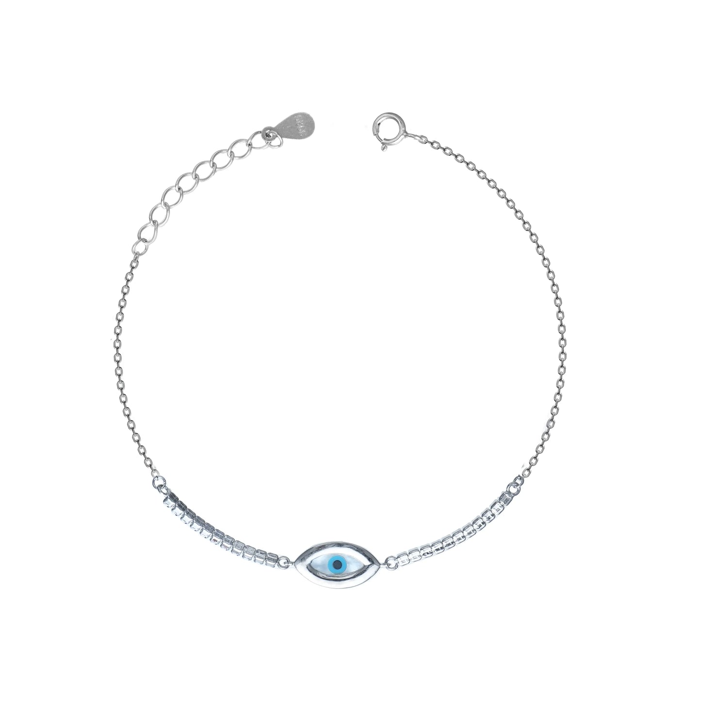Silver Mystic Hamsa Bracelet