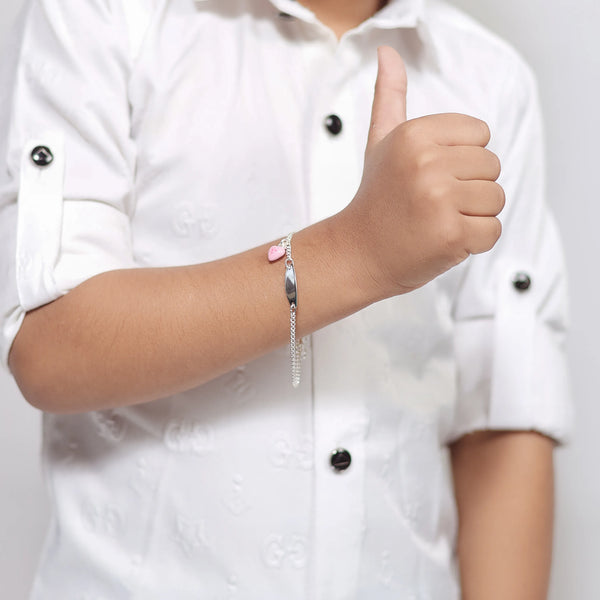 925 Silver Little Charm ID Bracelet