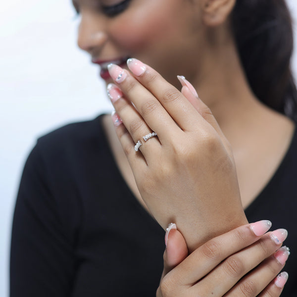925 Silver Pearl Grace Ring