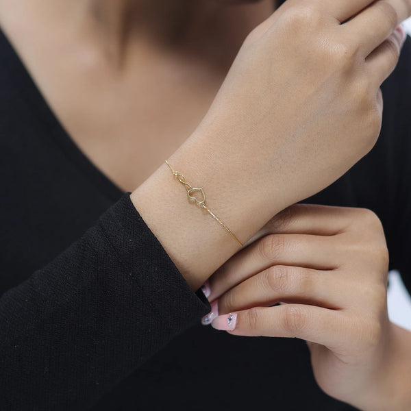 925 Silver Infinity Love Bracelet
