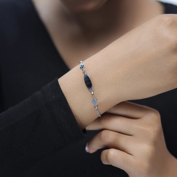 925 Silver Lucky Clover Bracelet