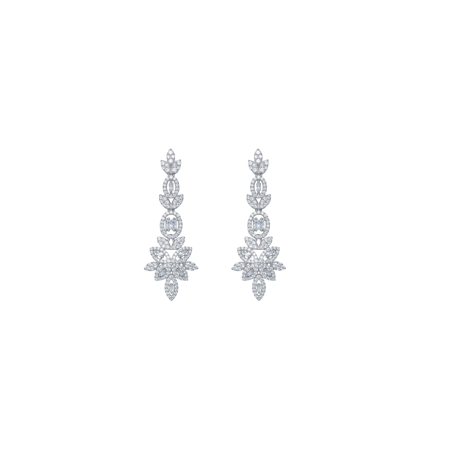 Silver Bloom Chandeliers