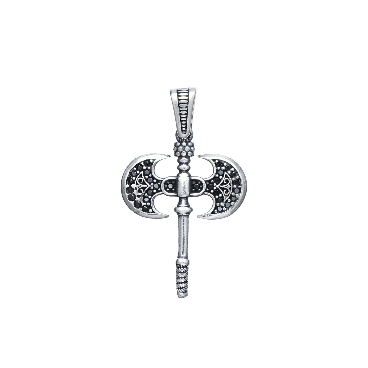 Silver Dragonfang Blade Pendant