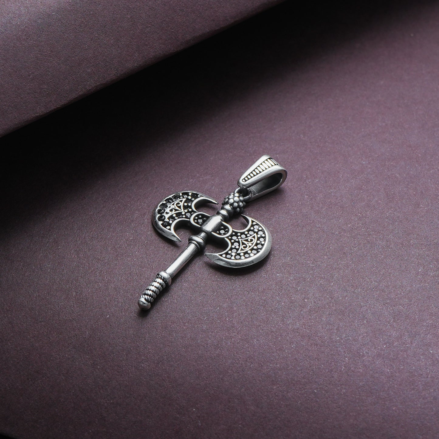 Silver Dragonfang Blade Pendant