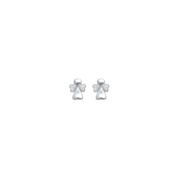 925 Silver Angel Wing Baby Studs