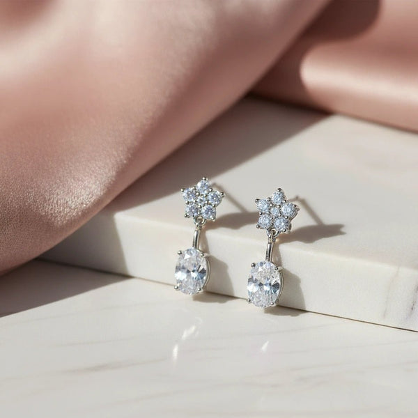 925 Silver Starlit Spark Earrings
