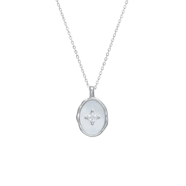 925 Silver Celestial Reflection Chain Pendant