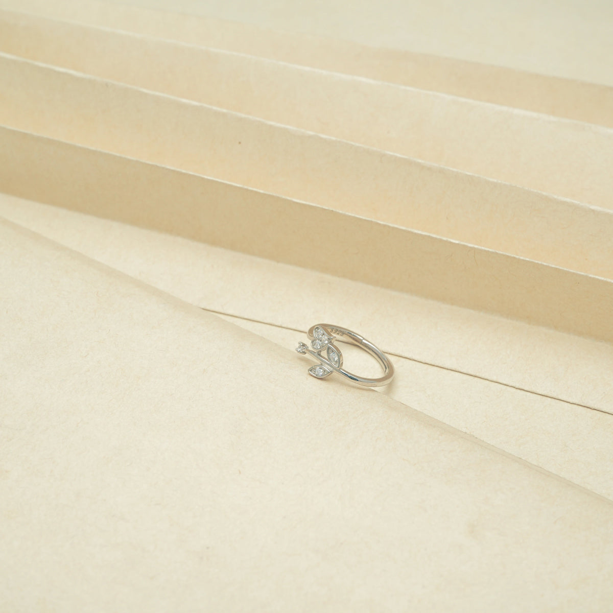 Silver Airy Butterfly Ring - tassyasilver.com