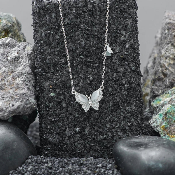 925 Silver Butterfly Chain Pendant
