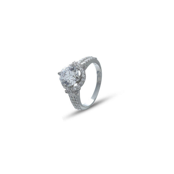 925 Silver Diamond Luxe Ring