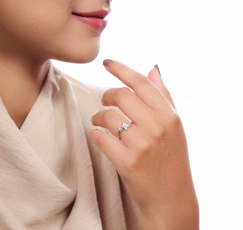 925 Silver Floral Whisper Ring