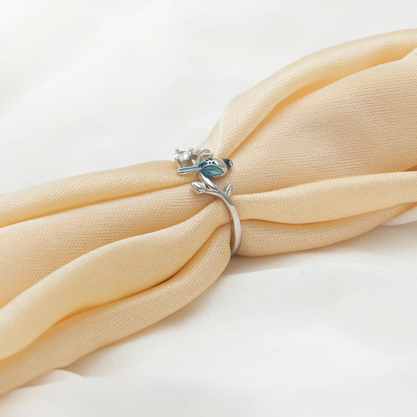 925 Silver Forest Perch Ring