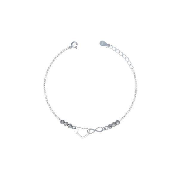 925 Silver Infinity Love Bracelet