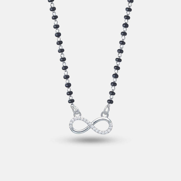925 Silver Infinity Spark Mangalsutra