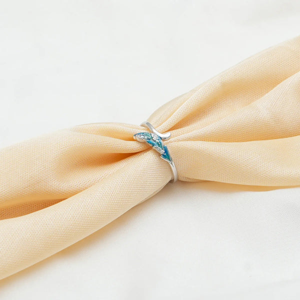 925 Silver Mystic Feather Ring