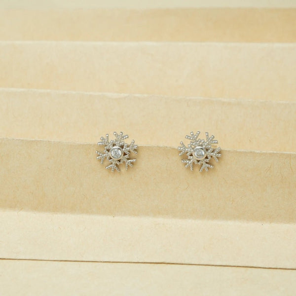 925 Silver Snowfall Sparkle Earring