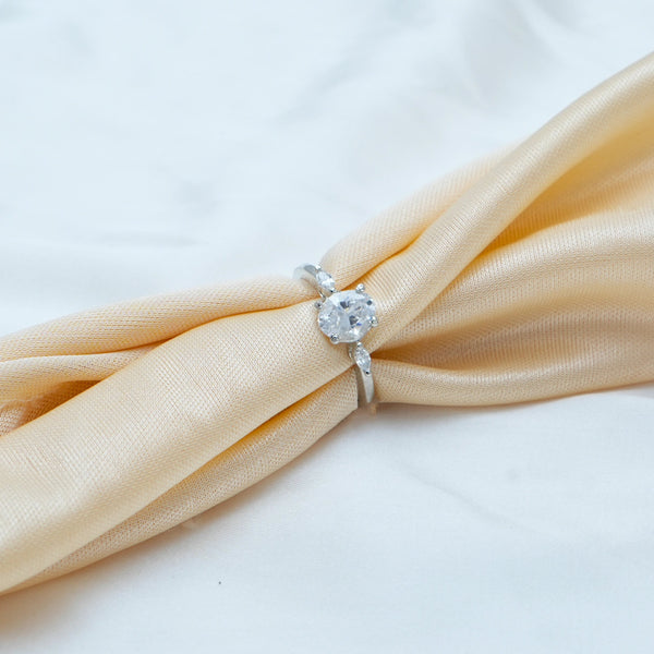 925 Silver Trio Shine Ring