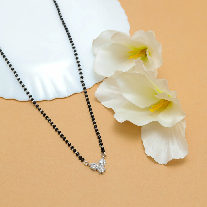 Silver Eternal Knot Mangalsutra - tassyasilver.com