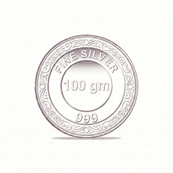 999 Silver 100g Tassya Coin