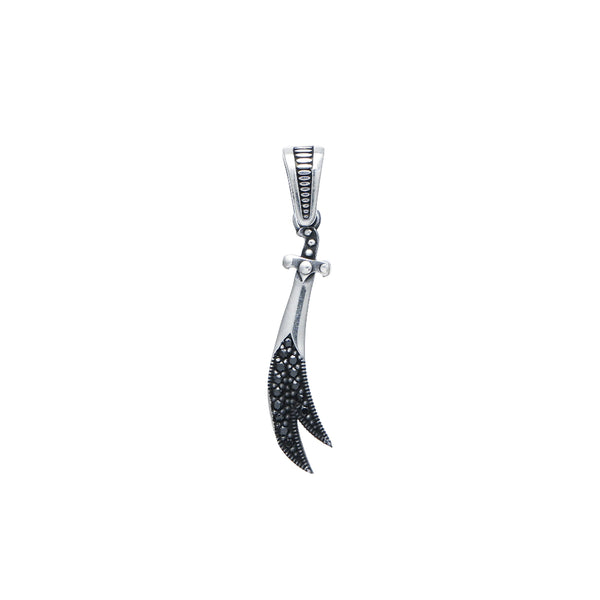 Silver Shadowfang Dagger Pendant