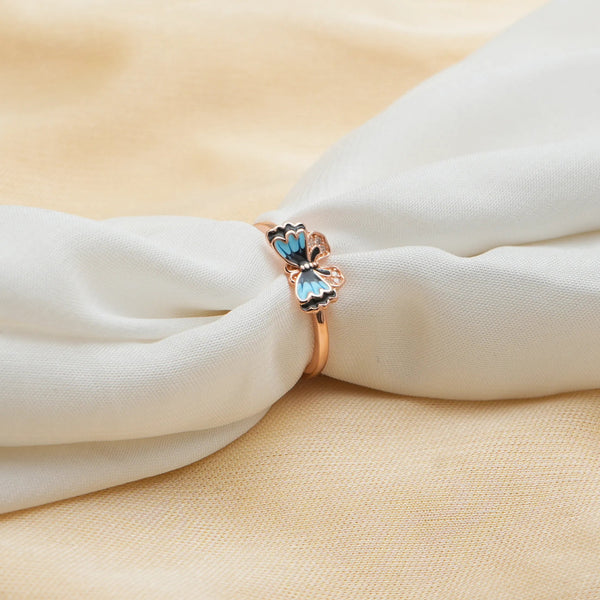 Rose Gold Butterfly Ring