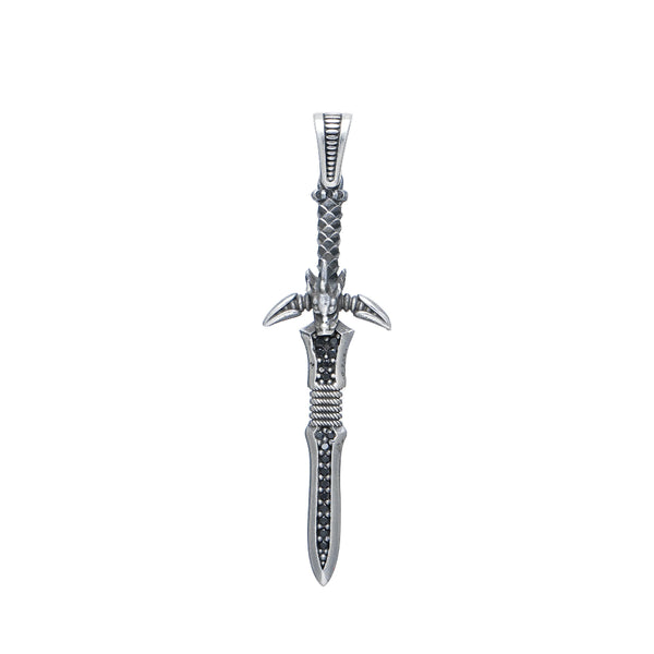 Silver Shadowfang Pendant