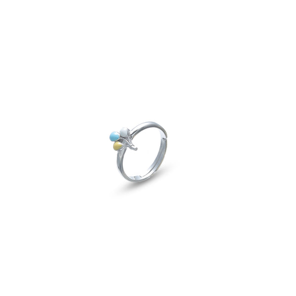 925 Silver Tiny Bloom Ring