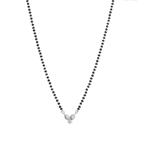 Silver Eternal Knot Mangalsutra - tassyasilver.com
