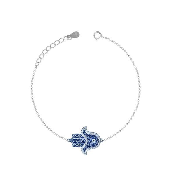 Silver Sacred Palm Bracelet