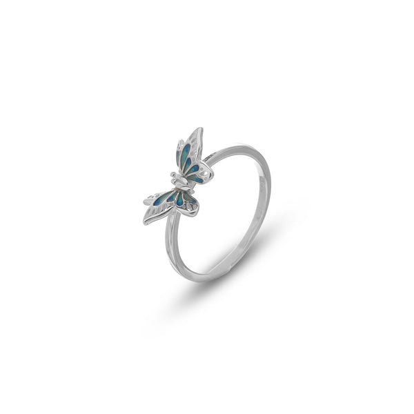Silver Wings of Freedom Ring