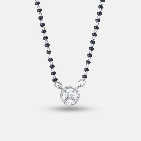 Silver Circle Shine Mangalsutra