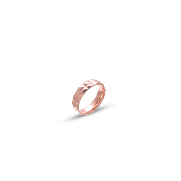 925 Silver Minimal SparkCut Ring
