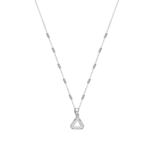 Silver Trinity Spark Chain Pendant