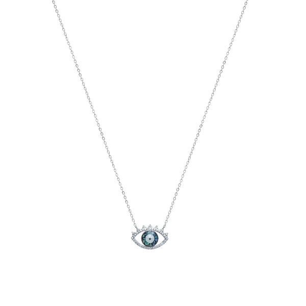 Silver Mystic Eye Chain Pendant