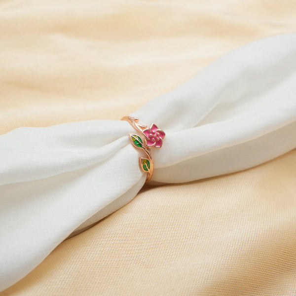 Rose Gold Garden Bloom Ring