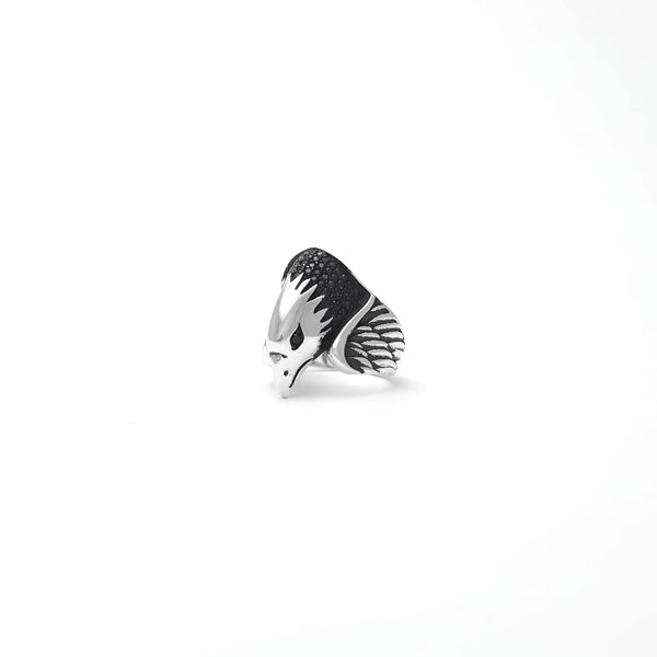 Silver Eagle Band Ring - tassyasilver.com