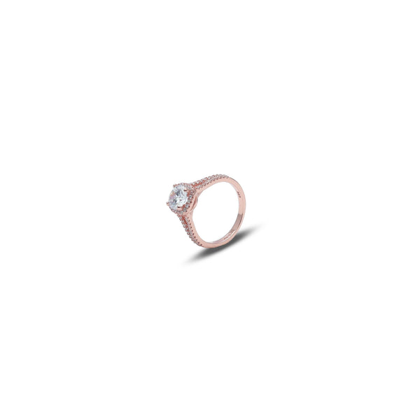 Timeless rosy Classic Ring - tassyasilver.com