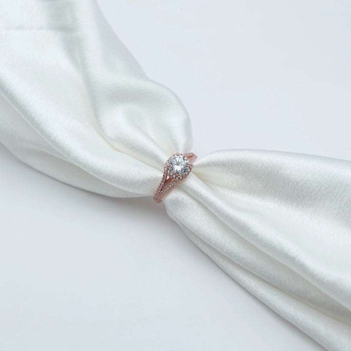 Timeless rosy Classic Ring - tassyasilver.com