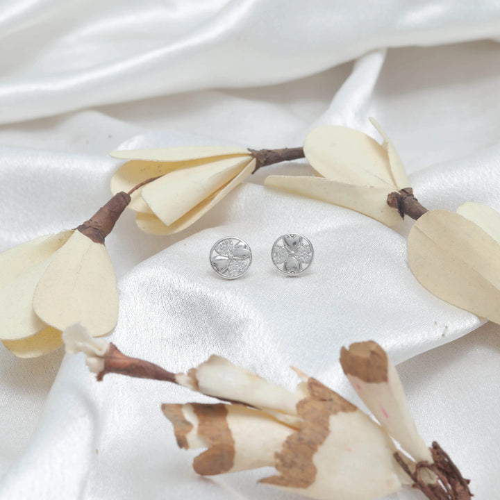 Silver Love Interlocking Heart Earrings - tassyasilver.com