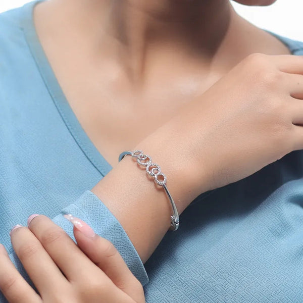 Silver Celestial Circles Kada