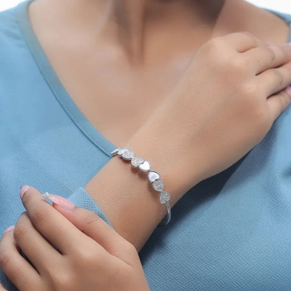 Silver Heart Harmony Kada