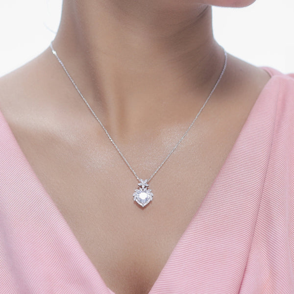 Heart Diamond Chain Pendant