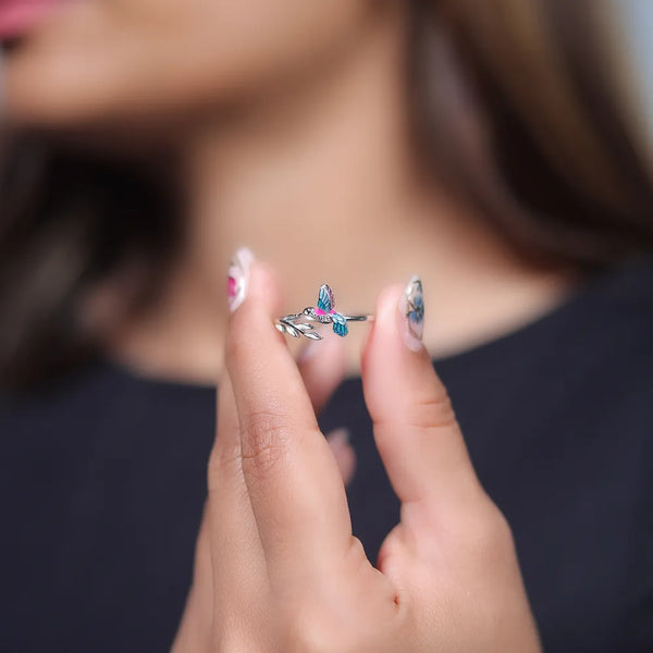 Silver Glimmer Ring
