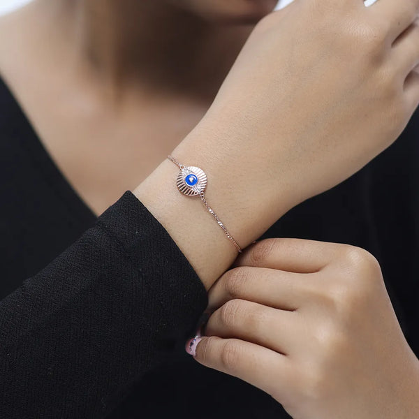 Rose Radiance Evil Eye Bracelet