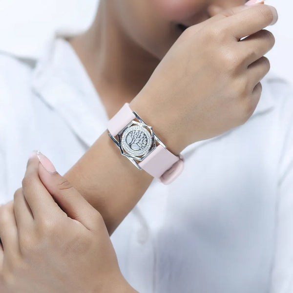 Silver Rose Arbor Radiance Watch