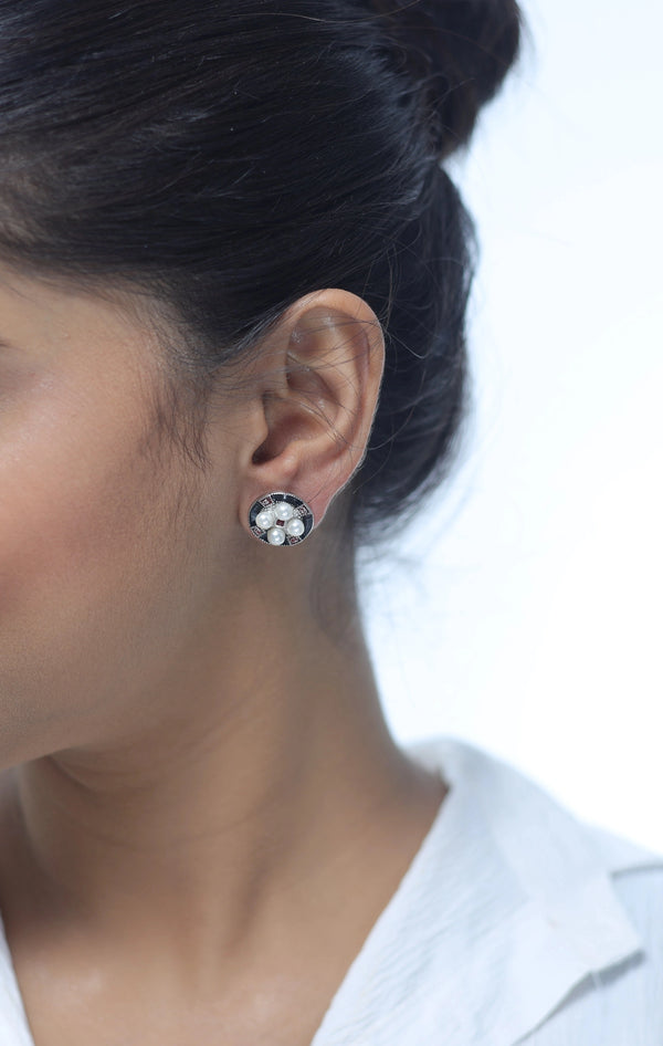 Silver Cascade Fringe Earrings