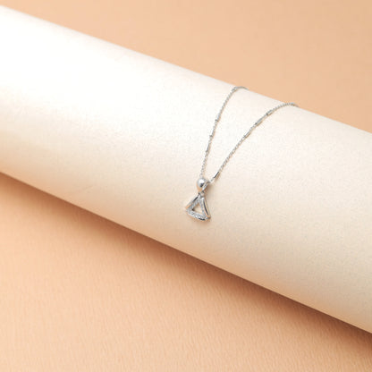 Silver Trinity Spark Chain Pendant