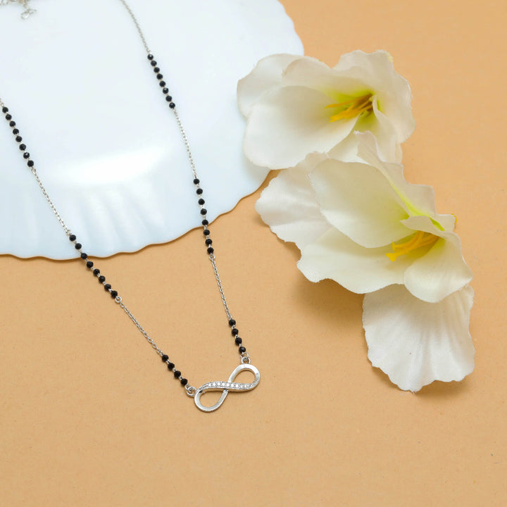 Silver Infinity Love Mangalsutra - tassyasilver.com