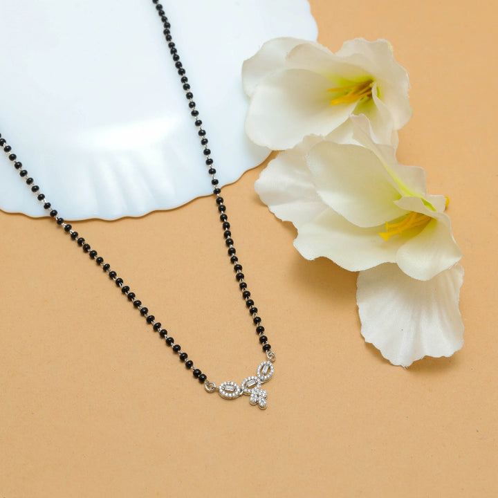 Silver Blooming Love Mangalsutra - tassyasilver.com