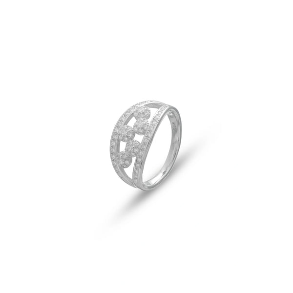 Silver Royale Bloom Ring